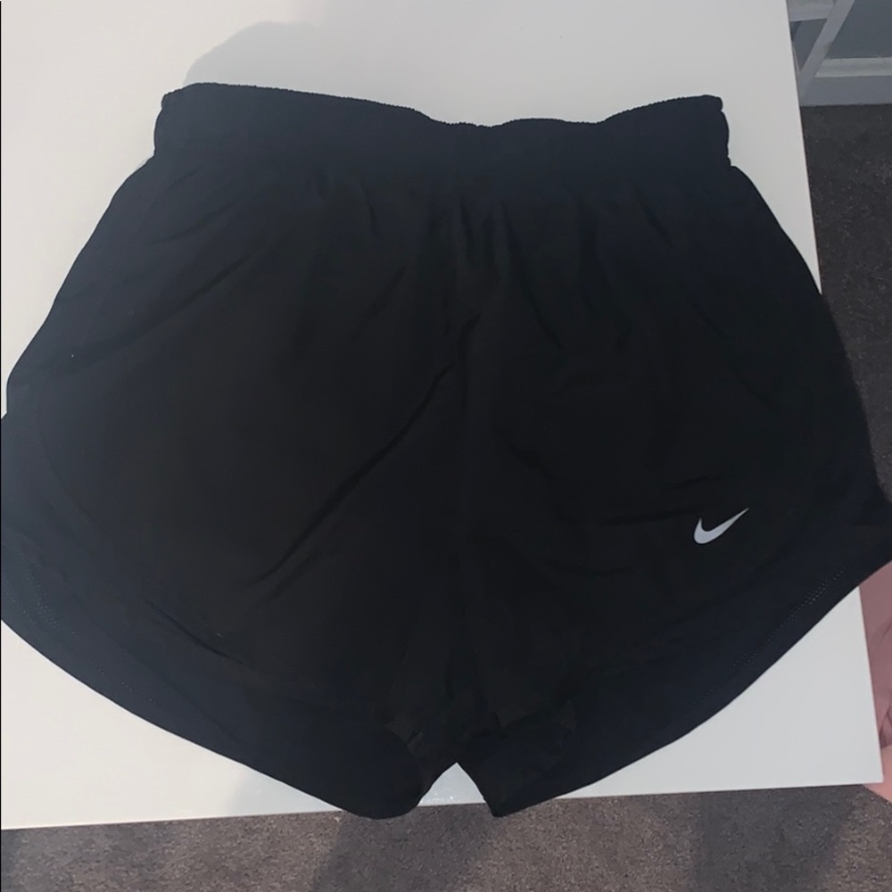 black nike shorts